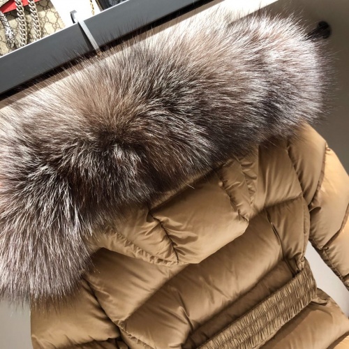 Replica Moncler Down Feather Coat Long Sleeved For Women #1030359 $363.64 USD for Wholesale