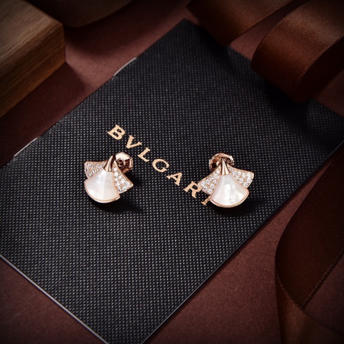Replica Bvlgari Earrings For Women #1030479 $32.00 USD for Wholesale