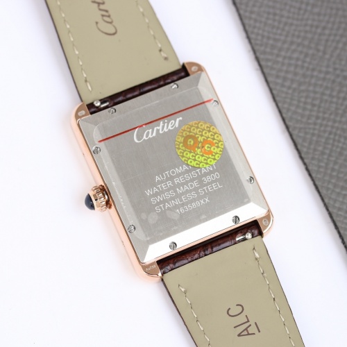 Replica Cartier AAA Quality Watches #1030519 $396.69 USD for Wholesale