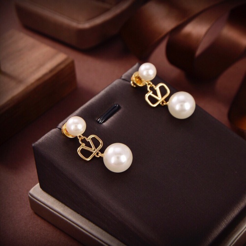 Replica Valentino Earrings For Women #1030521 $27.00 USD for Wholesale