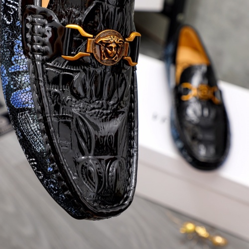 Replica Versace Leather Shoes For Men #1030895 $68.00 USD for Wholesale