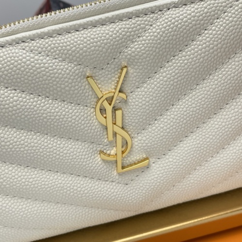 Replica Yves Saint Laurent AAA Quality Wallets For Women #1030908 $88.00 USD for Wholesale