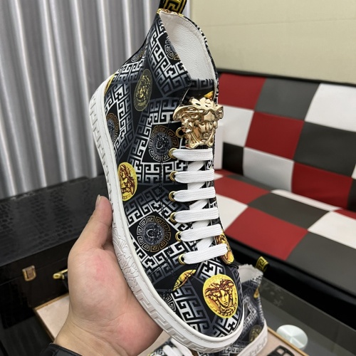 Replica Versace High Tops Shoes For Men #1030923 $76.00 USD for Wholesale