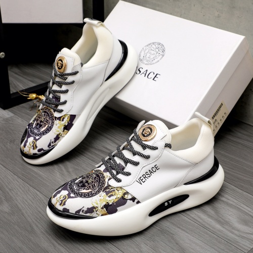 Versace Casual Shoes For Men #1030976 $80.00 USD, Wholesale Replica Versace Casual Shoes