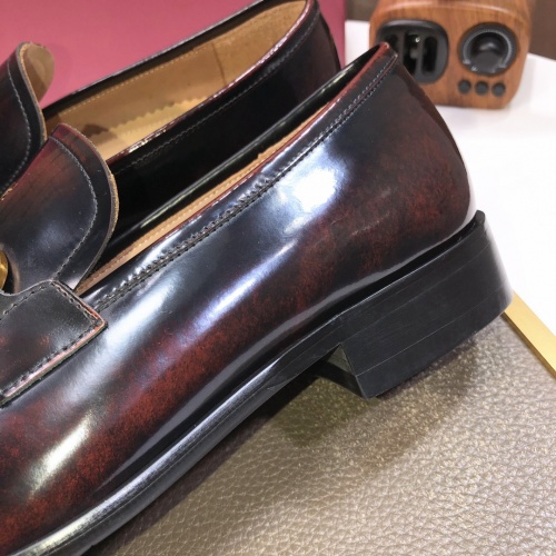 Replica Salvatore Ferragamo Leather Shoes For Men #1031101 $92.00 USD for Wholesale