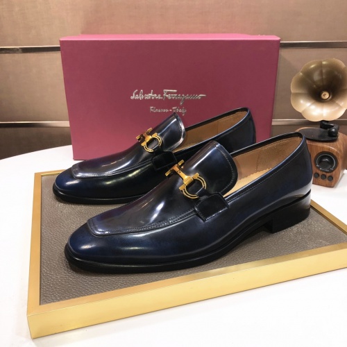 Salvatore Ferragamo Leather Shoes For Men #1031102