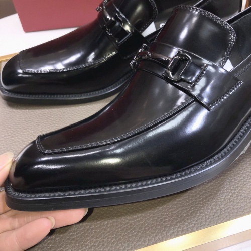 Replica Salvatore Ferragamo Leather Shoes For Men #1031107 $98.00 USD for Wholesale