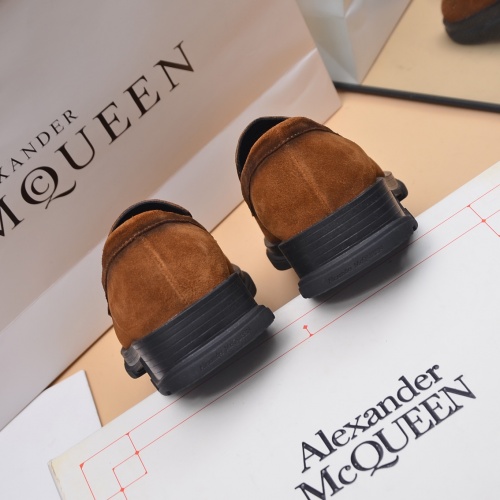 Replica Alexander McQueen Loafer Shoes For Men #1031144 $130.00 USD for Wholesale