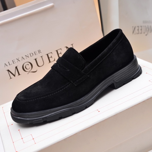Replica Alexander McQueen Loafer Shoes For Men #1031147 $130.00 USD for Wholesale