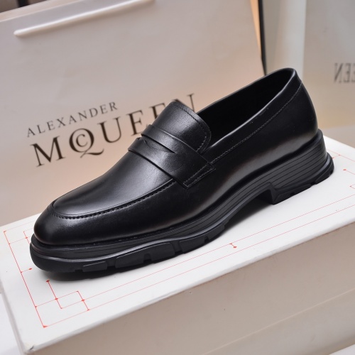 Replica Alexander McQueen Loafer Shoes For Men #1031158 $130.00 USD for Wholesale