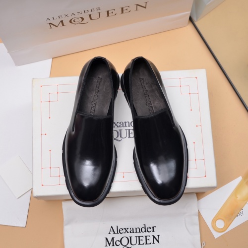 Replica Alexander McQueen Loafer Shoes For Men #1031160 $130.00 USD for Wholesale
