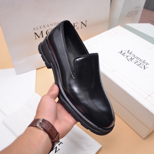 Replica Alexander McQueen Loafer Shoes For Men #1031160 $130.00 USD for Wholesale