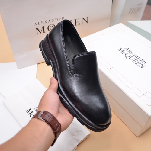 Replica Alexander McQueen Loafer Shoes For Men #1031161 $130.00 USD for Wholesale