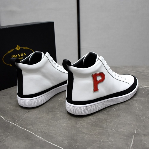 Replica Prada High Top Shoes For Men #1031199 $82.00 USD for Wholesale