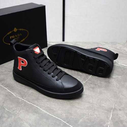 Replica Prada High Top Shoes For Men #1031200 $82.00 USD for Wholesale