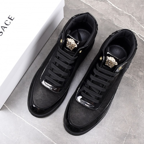 Replica Versace High Tops Shoes For Men #1031203 $82.00 USD for Wholesale
