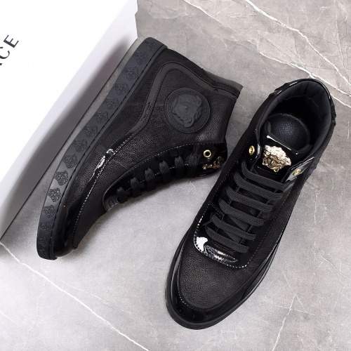 Replica Versace High Tops Shoes For Men #1031203 $82.00 USD for Wholesale