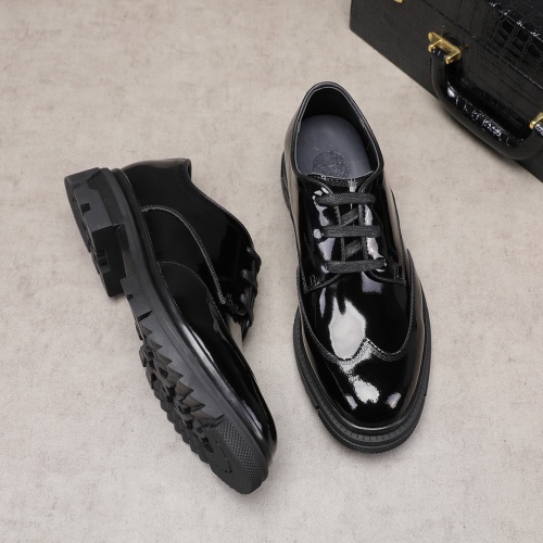 Replica Versace Leather Shoes For Men #1031222 $80.00 USD for Wholesale