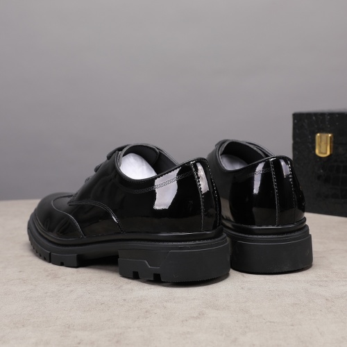 Replica Versace Leather Shoes For Men #1031222 $80.00 USD for Wholesale