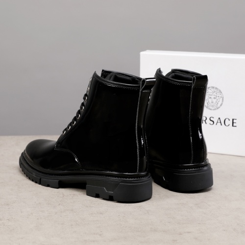 Replica Versace Boots For Men #1031225 $85.00 USD for Wholesale