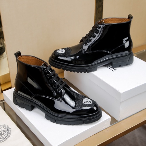 Replica Versace Boots For Men #1031226 $88.00 USD for Wholesale