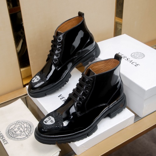 Replica Versace Boots For Men #1031226 $88.00 USD for Wholesale