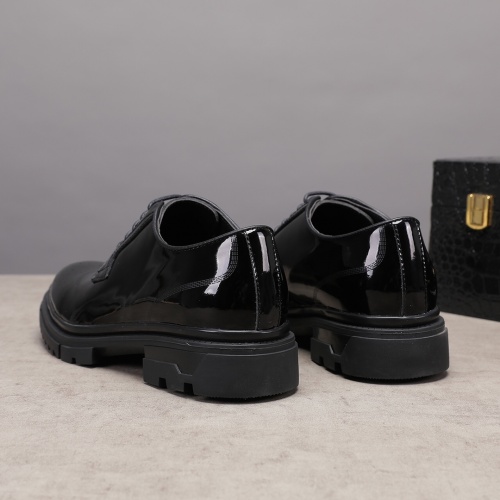 Replica Prada Leather Shoes For Men #1031249 $80.00 USD for Wholesale