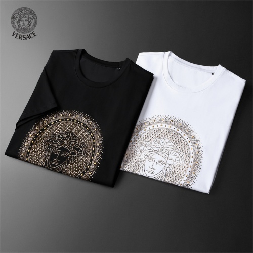 Replica Versace T-Shirts Short Sleeved For Men #1031369 $25.00 USD for Wholesale