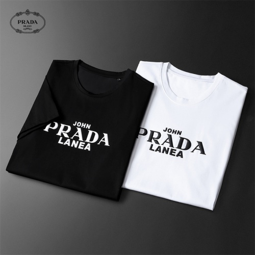 Replica Prada T-Shirts Short Sleeved For Men #1031374 $25.00 USD for Wholesale