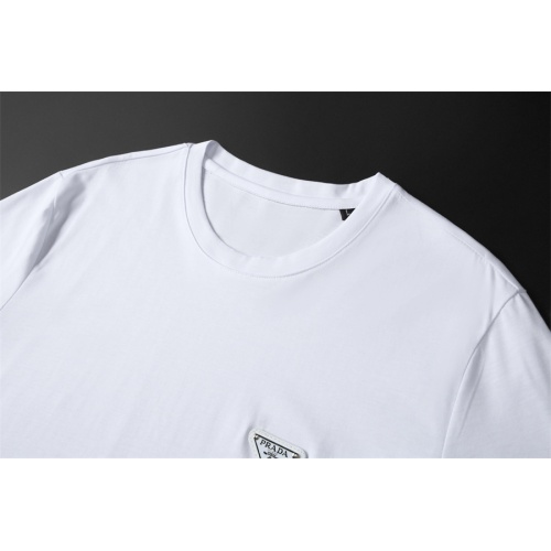 Replica Prada T-Shirts Short Sleeved For Men #1031376 $25.00 USD for Wholesale