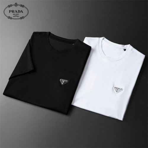 Replica Prada T-Shirts Short Sleeved For Men #1031377 $25.00 USD for Wholesale