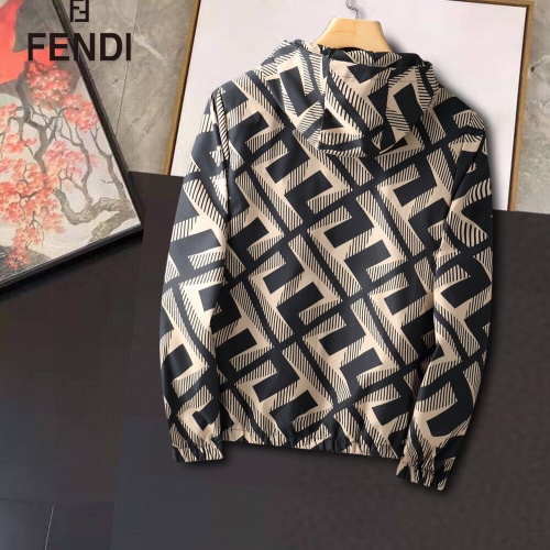 Replica Fendi Jackets Long Sleeved For Men #1031535 $60.00 USD for Wholesale
