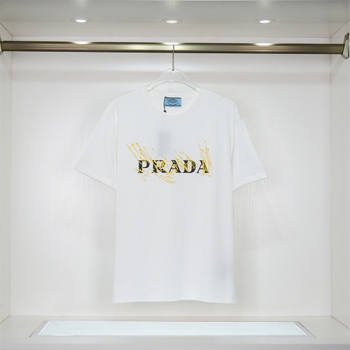 Prada T-Shirts Short Sleeved For Unisex #1031553 $32.00 USD, Wholesale Replica Prada T-Shirts