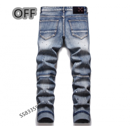 Replica Off-White Jeans For Men #1031561 $48.00 USD for Wholesale