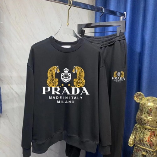 Prada Tracksuits Long Sleeved For Men #1031751 $72.00 USD, Wholesale Replica Prada Tracksuits
