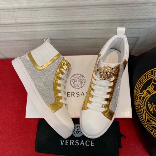 Versace High Tops Shoes For Men #1031858
