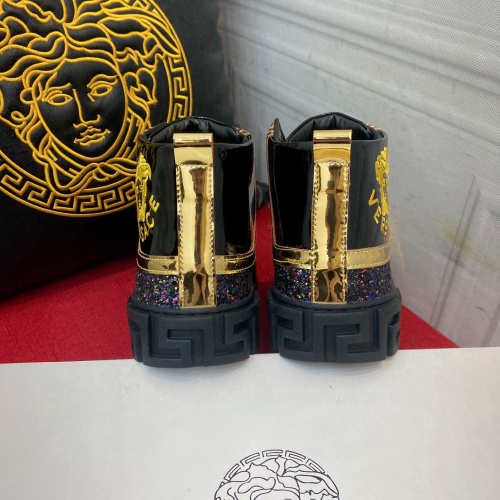 Replica Versace High Tops Shoes For Men #1031861 $76.00 USD for Wholesale