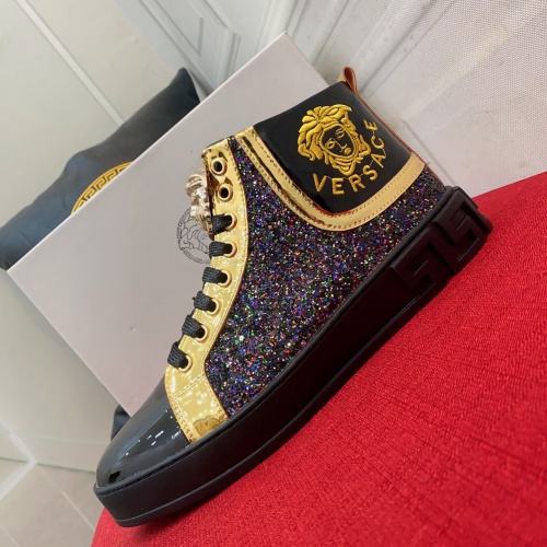 Replica Versace High Tops Shoes For Men #1031861 $76.00 USD for Wholesale