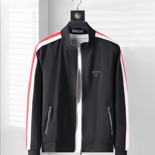 Replica Prada Tracksuits Long Sleeved For Men #1031895 $92.00 USD for Wholesale