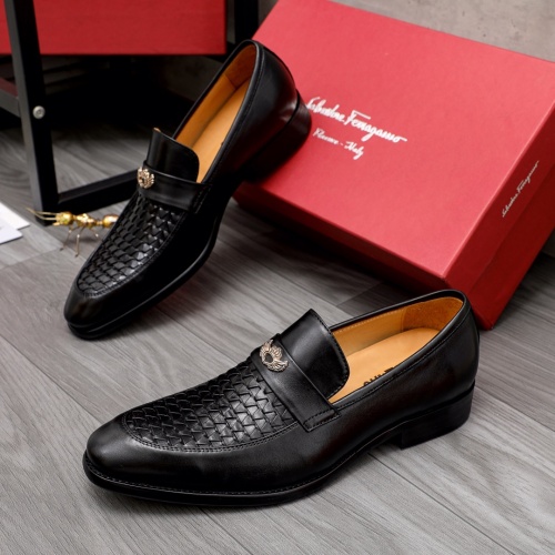 Salvatore Ferragamo Leather Shoes For Men #1031953