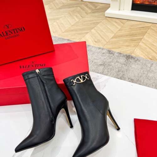 Replica Valentino Boots For Women #1032059 $100.00 USD for Wholesale