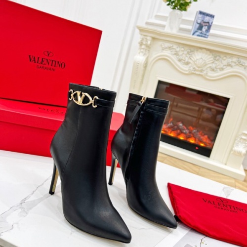 Replica Valentino Boots For Women #1032059 $100.00 USD for Wholesale