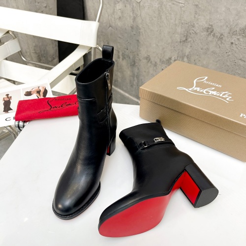 Replica Christian Louboutin Boots For Women #1032069 $115.00 USD for Wholesale