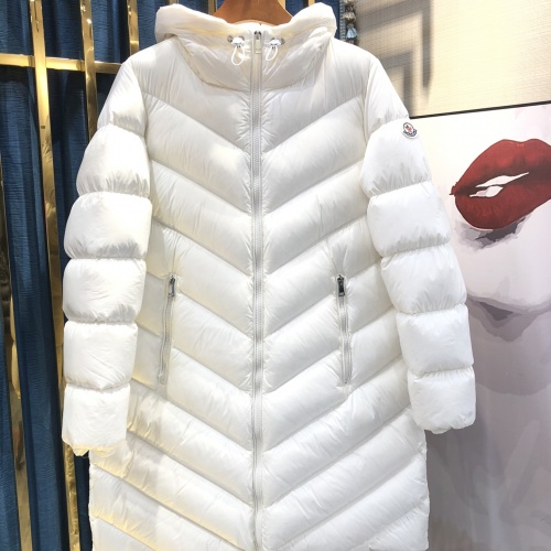 Moncler Down Feather Coat Long Sleeved For Women #1032192 $280.99 USD, Wholesale Replica Moncler Down Feather Coat