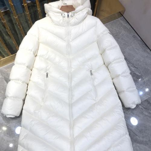 Replica Moncler Down Feather Coat Long Sleeved For Women #1032192 $280.99 USD for Wholesale