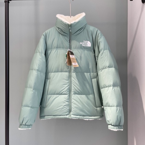 The North Face Down Feather Coat Long Sleeved For Unisex #1032230 $175.00 USD, Wholesale Replica The North Face Down Feather Coat