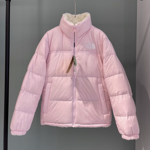 The North Face Down Feather Coat Long Sleeved For Unisex #1032232 $175.00 USD, Wholesale Replica The North Face Down Feather Coat