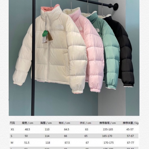 Replica The North Face Down Feather Coat Long Sleeved For Unisex #1032232 $175.00 USD for Wholesale
