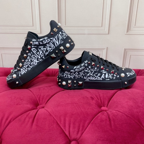 Replica Dolce & Gabbana D&G Casual Shoes For Women #1032282 $96.00 USD for Wholesale