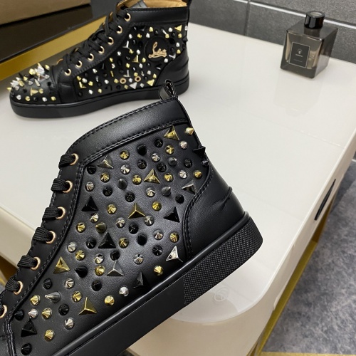 Replica Christian Louboutin High Top Shoes For Men #1032319 $98.00 USD for Wholesale